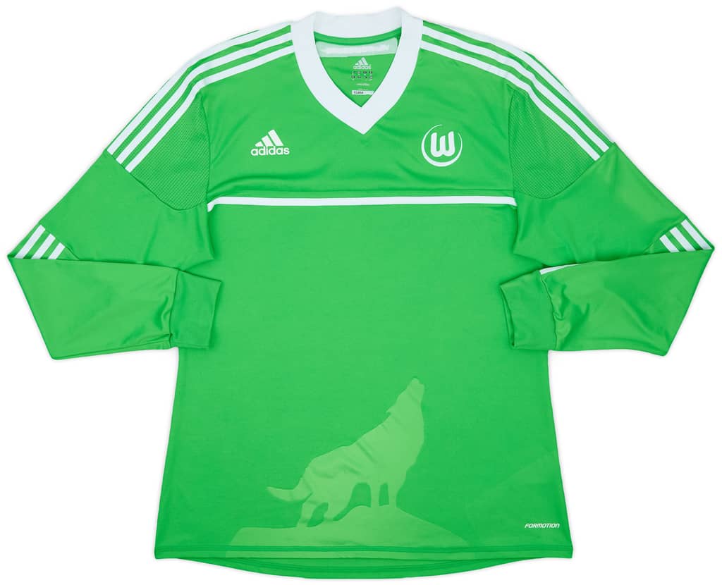 2012-13 Wolfsburg Authentic Home L/S Shirt - 9/10 - (XL)