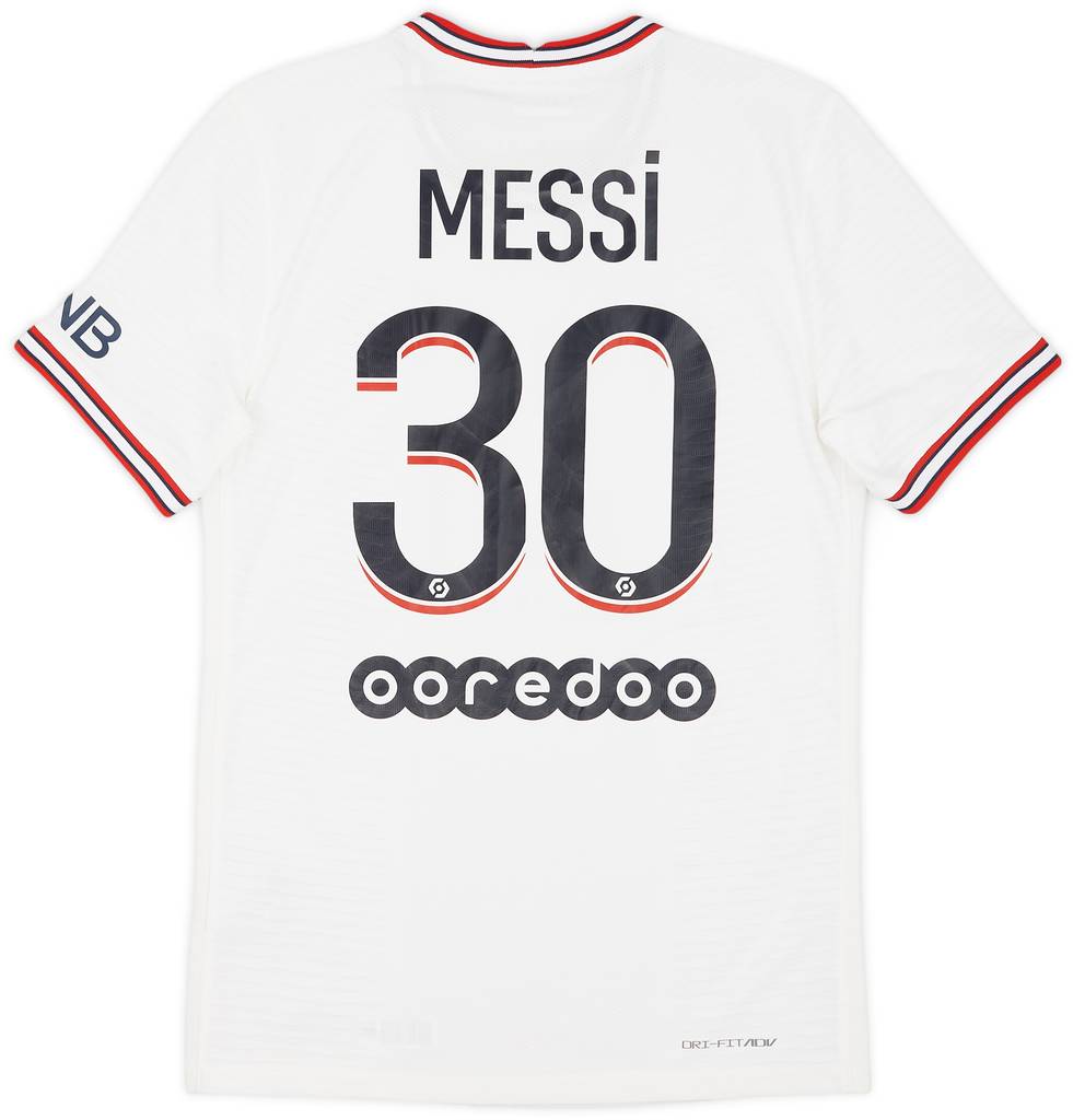 2021-22 Paris Saint-Germain Authentic Fourth Shirt Messi #30 - 9/10 - (S)