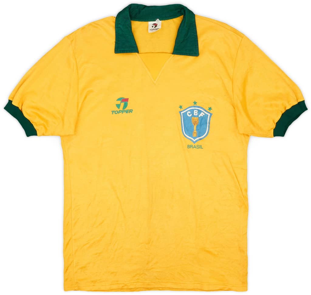 1990 Brazil Home Shirt - 7/10 - (L)