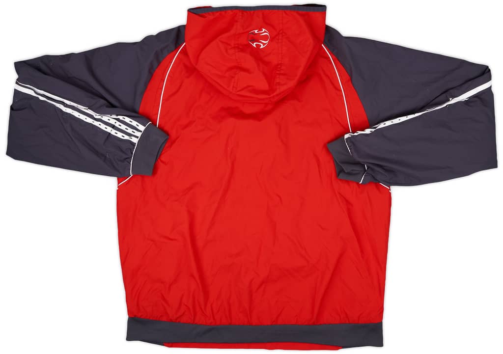 2006-07 Liverpool adidas Hooded 1/4 Zip Rain Jacket - 4/10 - (S)