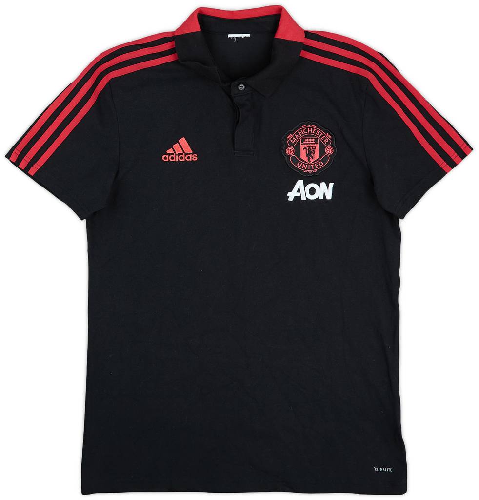2018-19 Manchester United adidas Polo Shirt - 9/10 - (M)