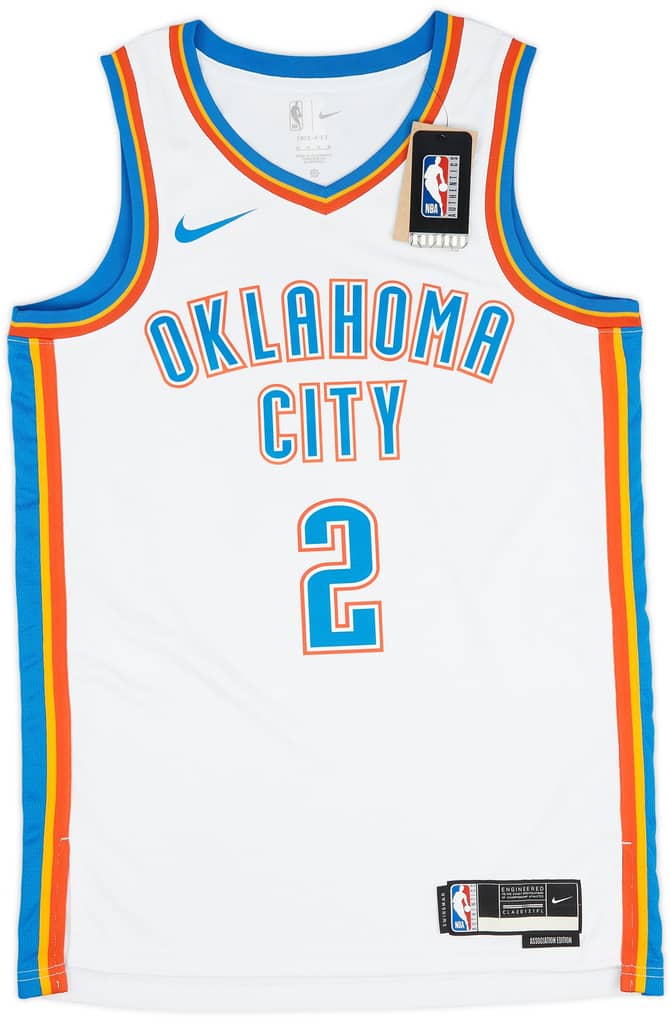 2019-23 Oklahoma City Thunder Shai #2 Nike Swingman Jersey (Home) S - W/Tags