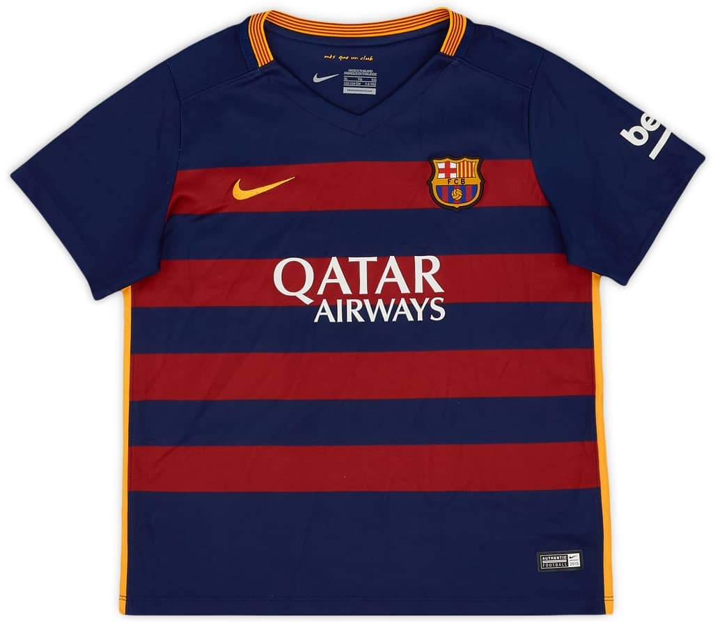 2015-16 Barcelona Home Shirt - 8/10 - (7-8 Years)