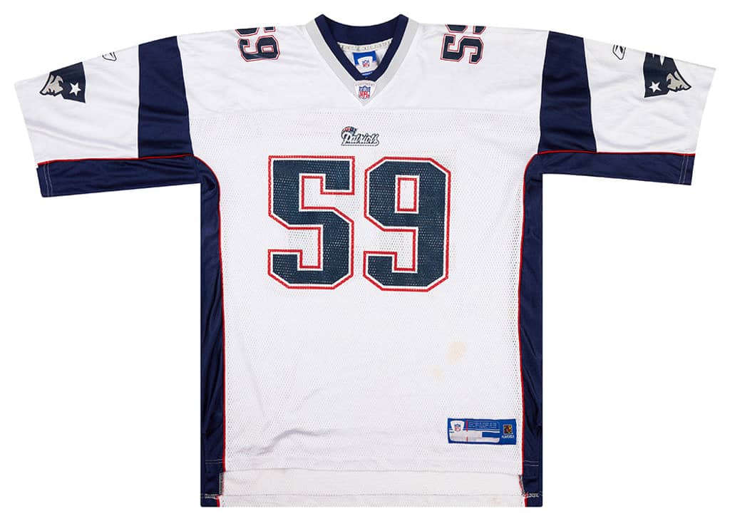 2005-06 New England Patriots Colvin #59 Reebok On Field Jersey (Away) XL
