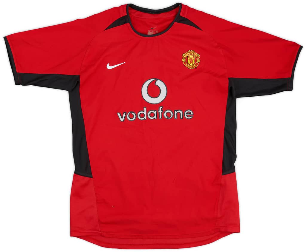 2002-04 Manchester United Home Shirt - 6/10 - (L.Boys)