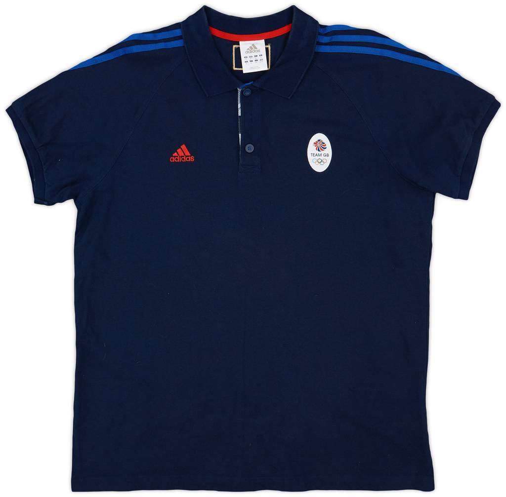 2012-13 Team GB adidas Polo Shirt - 8/10 - (XL)
