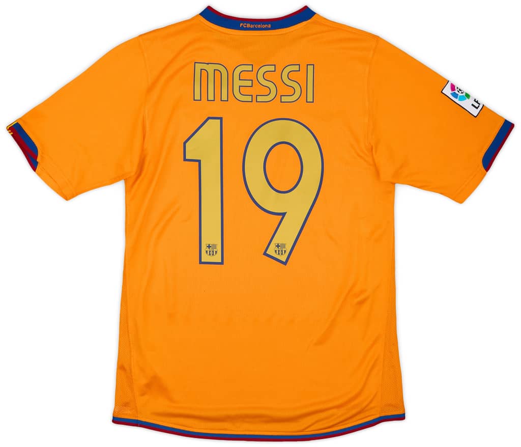 2006-08 Barcelona Away Shirt Messi #19 - 8/10 - (S)