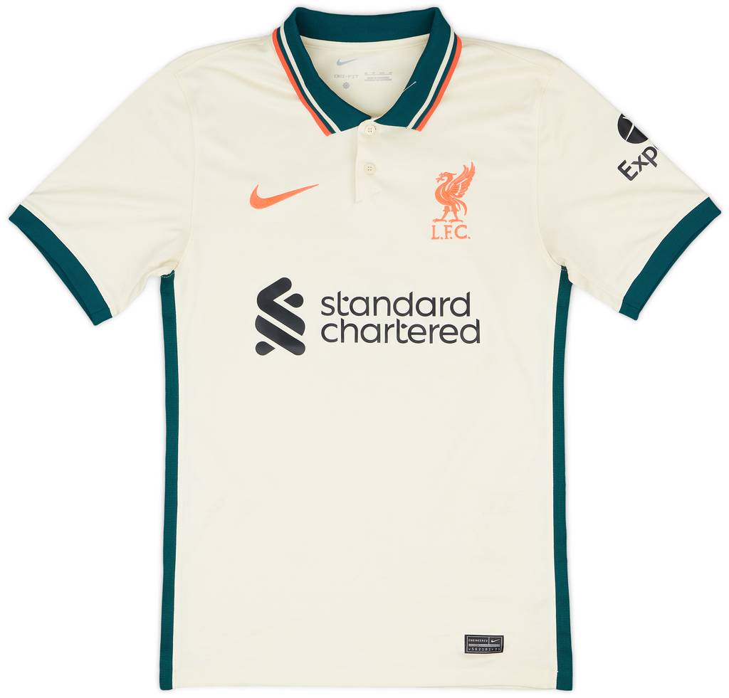 2021-22 Liverpool Away Shirt Virgil #4 - 6/10 - (XS)
