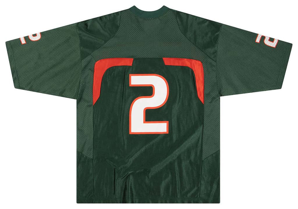 2008 Miami Hurricanes Cooper #2 Nike Jersey (Home) L