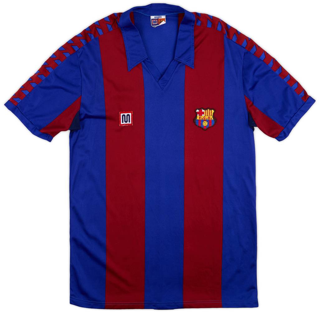 1984-89 Barcelona Home Shirt - 10/10 - (XL)