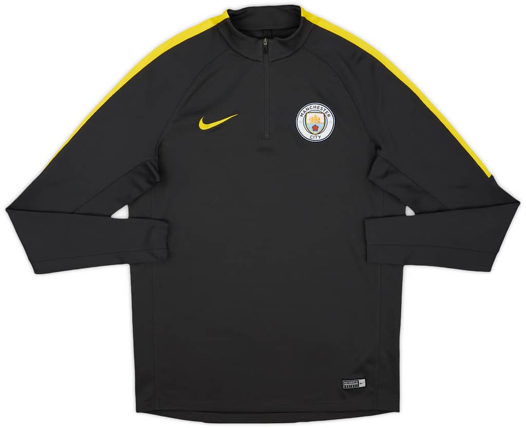 2016-17 Manchester City Nike 1/4 Zip Drill Top - 6/10 - (M)