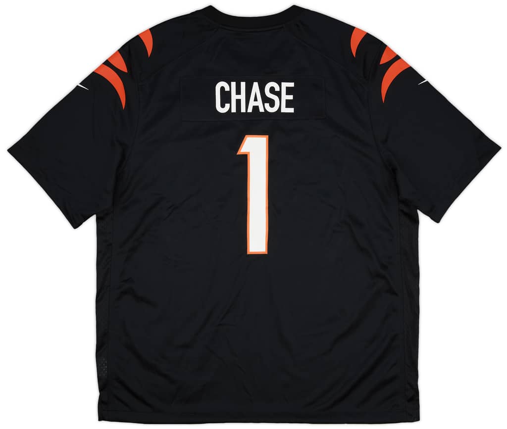 2021-24 Cincinnati Bengals Chase #1 Nike Game Home Jersey (XXL)