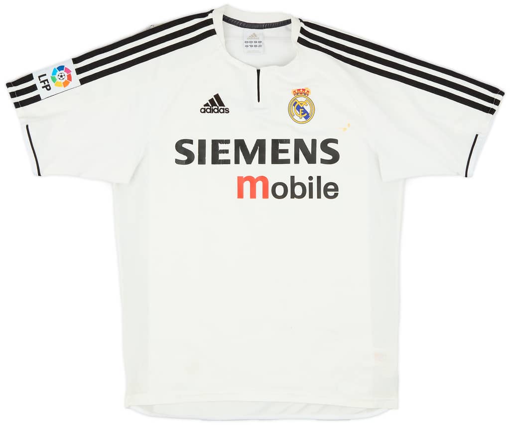 2003-04 Real Madrid Home Shirt - 6/10 - (XL.Boys)