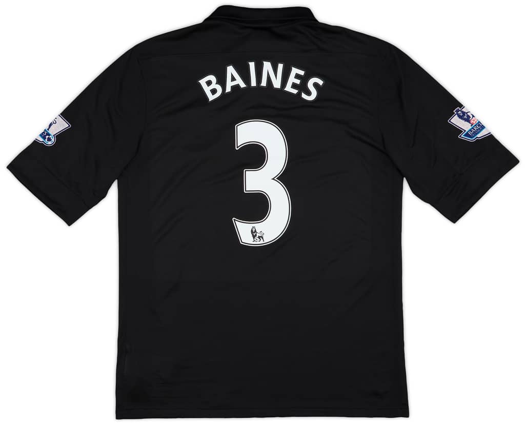 2012-13 Everton Away Shirt Baines #3 - 9/10 - (M)