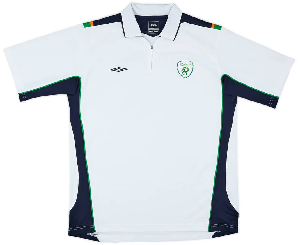 2008-09 Ireland Umbro 1/4 Zip Polo Shirt - 8/10 - (XL)