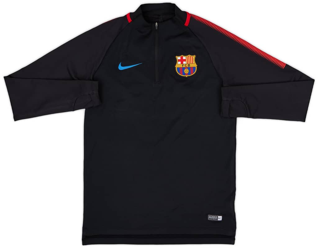 2017-18 Barcelona Nike 1/4 Zip Drill Top - 9/10 - (S)