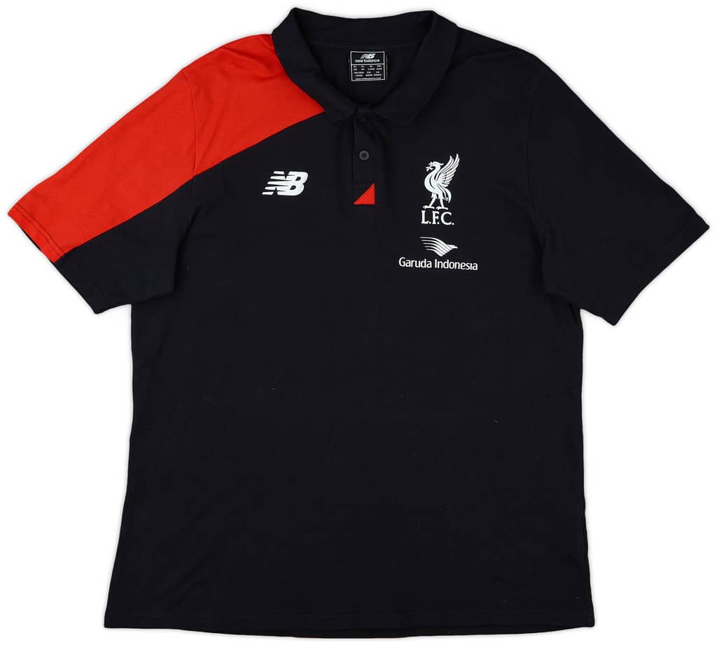 2015-16 Liverpool New Balance Polo Shirt - 9/10 - (XL)