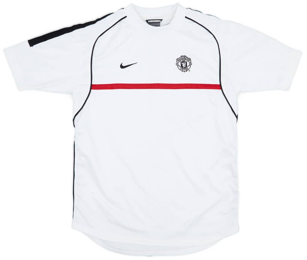 2002-03 Manchester United Nike Training Shirt - 8/10 - (XL.Boys)
