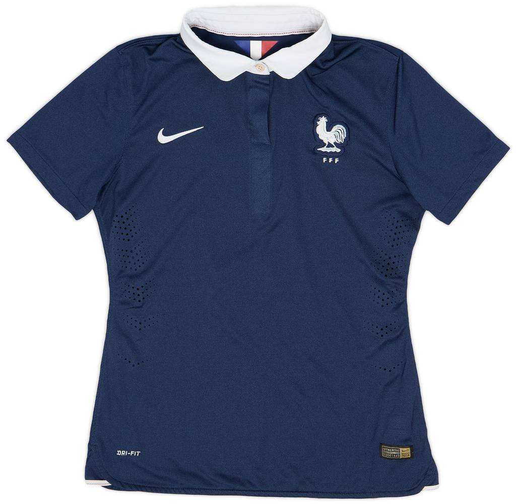 2014-15 France Player Issue Home Shirt #5 - 9/10 - (M)