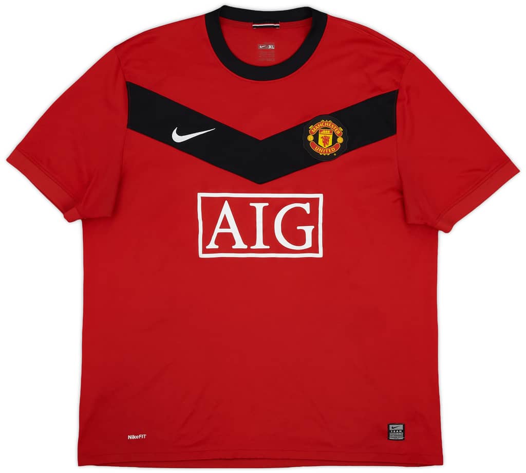 2009-10 Manchester United Home Shirt Berbatov #9 - 8/10 - (S)