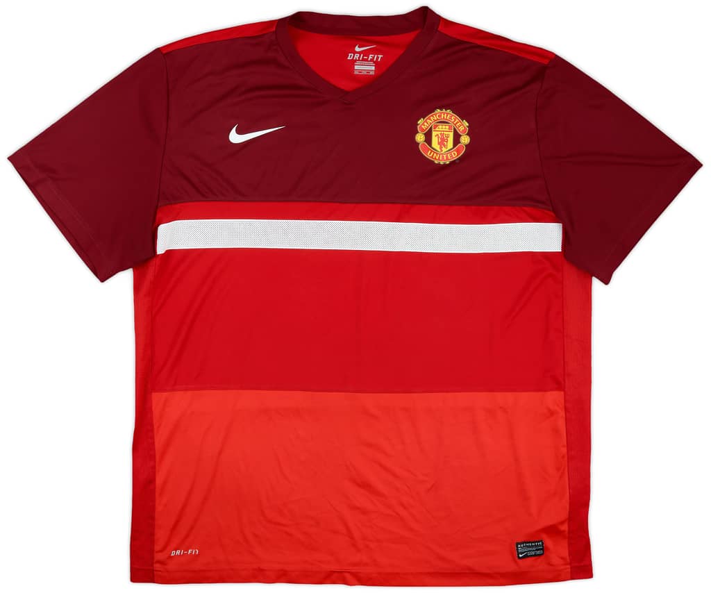 2011-12 Manchester United Nike Training Shirt - 9/10 - (XXL)