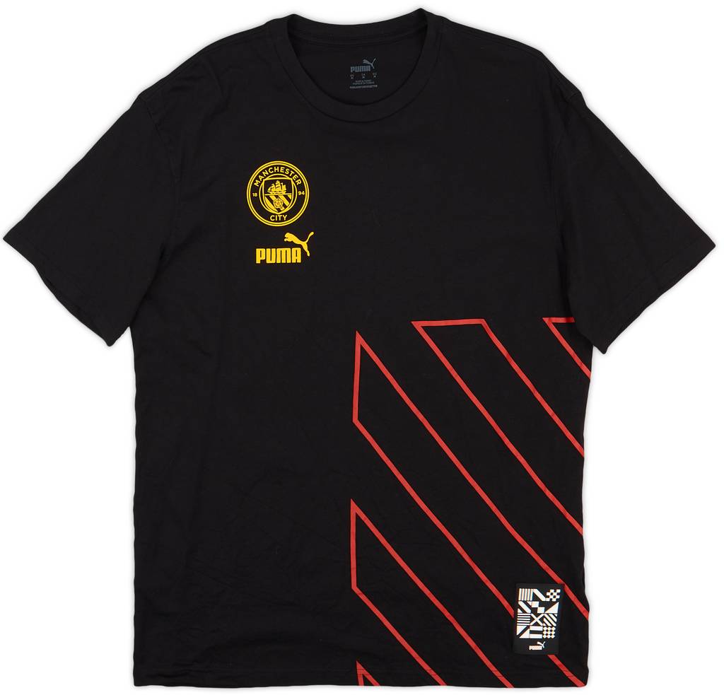 2022-23 Manchester City Puma Cotton Tee - 8/10 - (M)