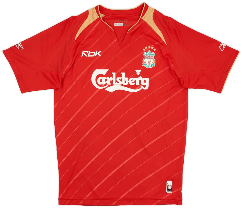 2005-06 Liverpool CL Home Shirt - 6/10 - (S)