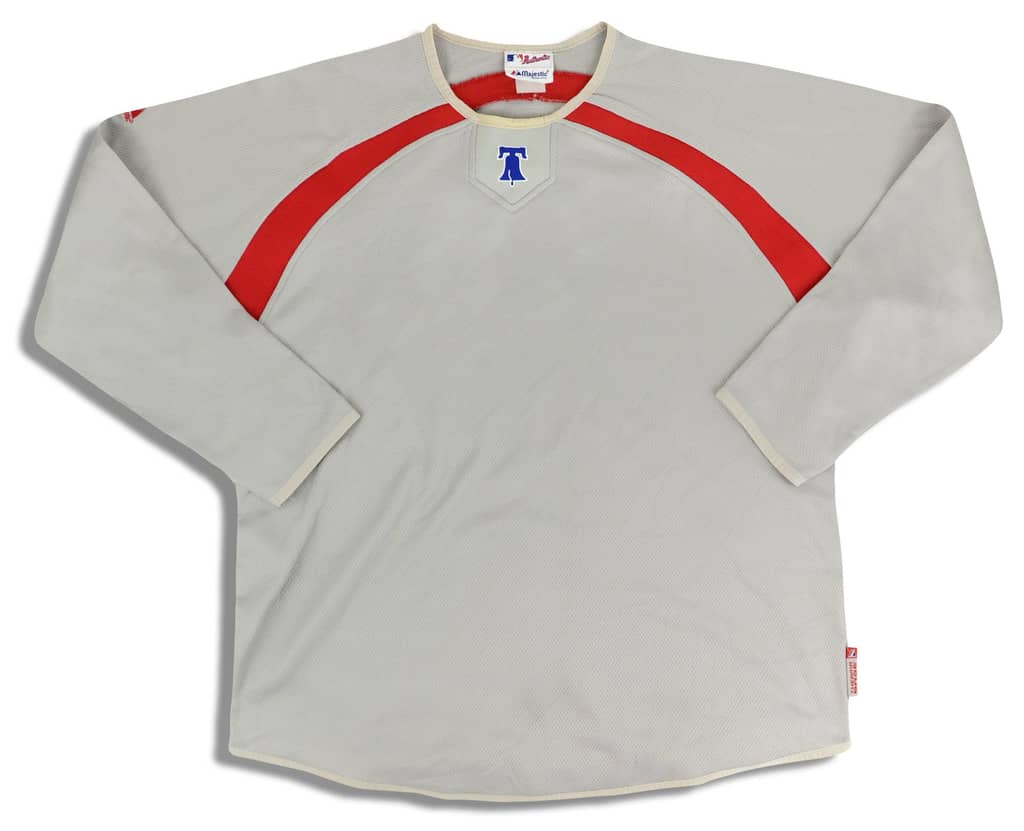 2010 Philadelphia Phillies Authentic Majestic Training Top XL