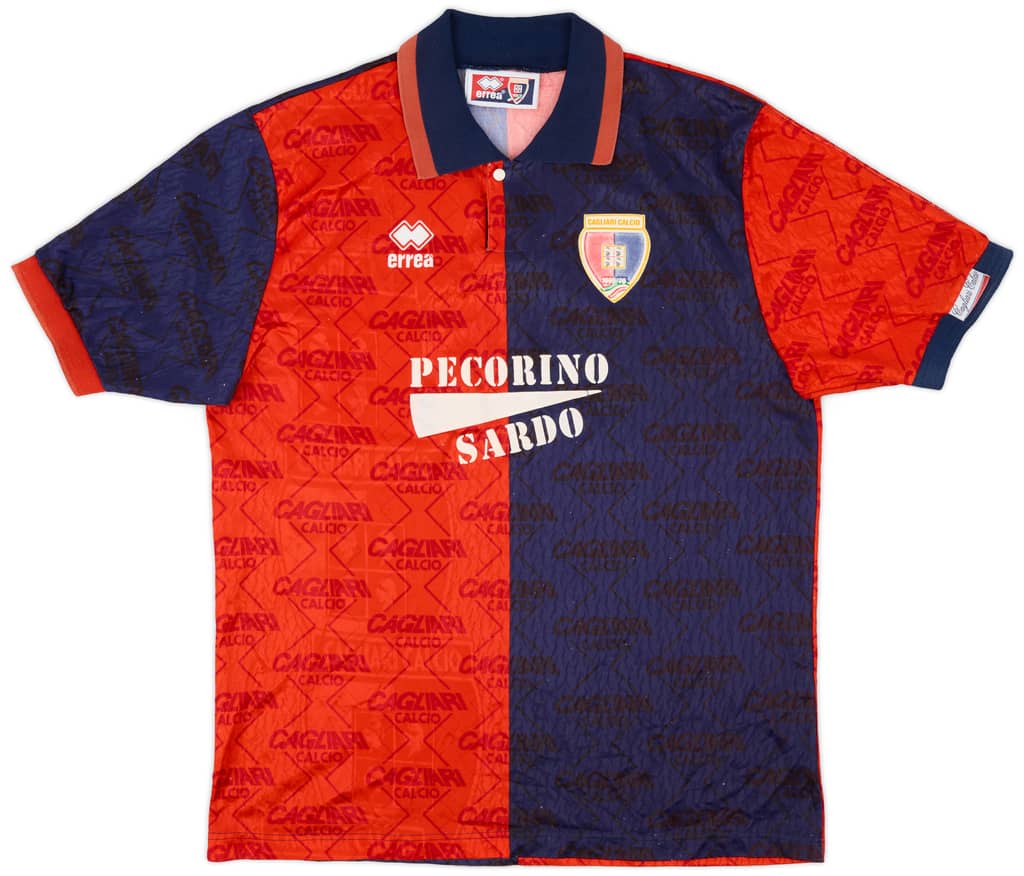 1993-96 Cagliari Home Shirt - 6/10 - (L)