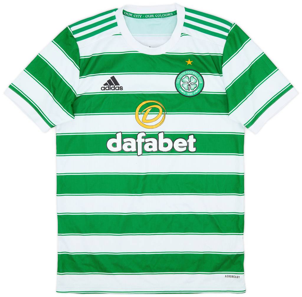 2021-22 Celtic Home Shirt - 8/10 - (S)