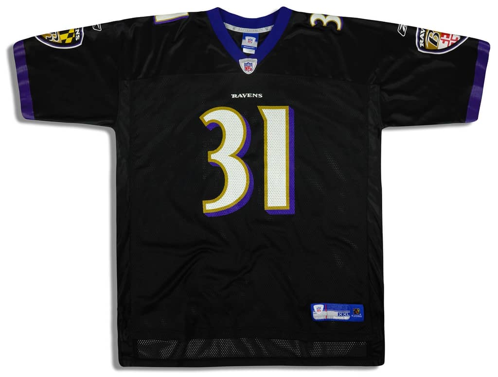 2005-06 Baltimore Ravens J. Lewis #31 Reebok On Field Jersey (Alternate) Y
