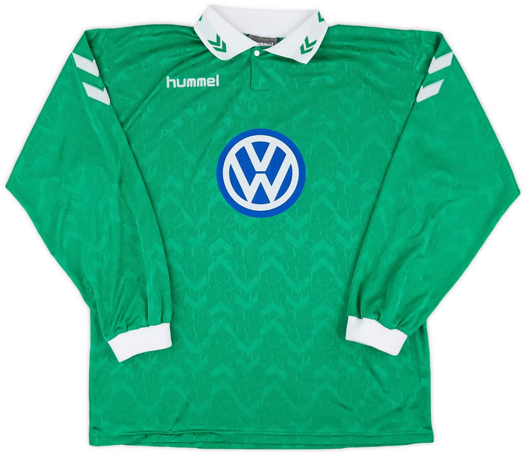 1998-00 Wolfsburg Women Match Issue Home Shirt #19