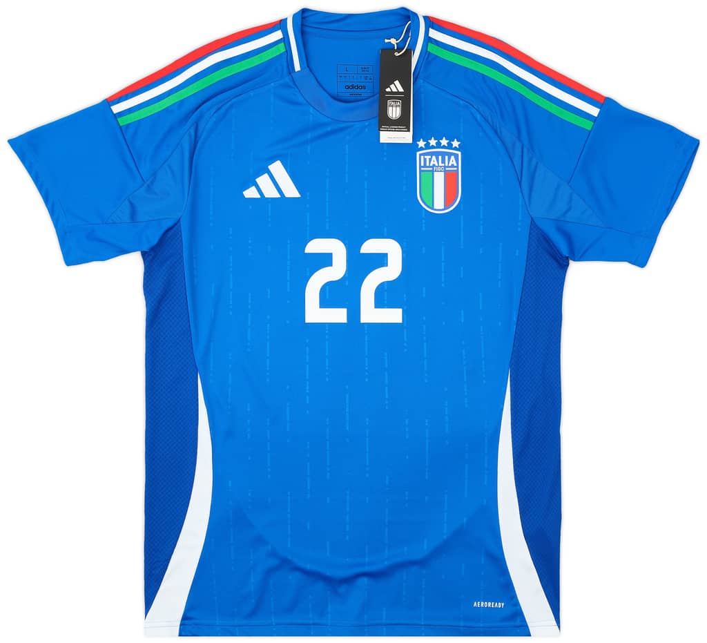2024-25 Italy Home Shirt El Shaarawy #22
