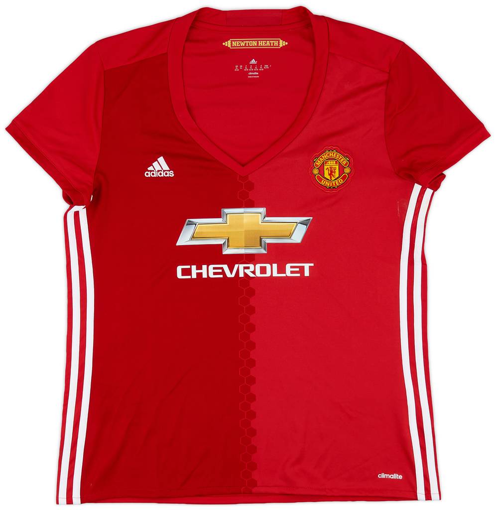 2016-17 Manchester United Home Shirt - 8/10 - (Women's XL)