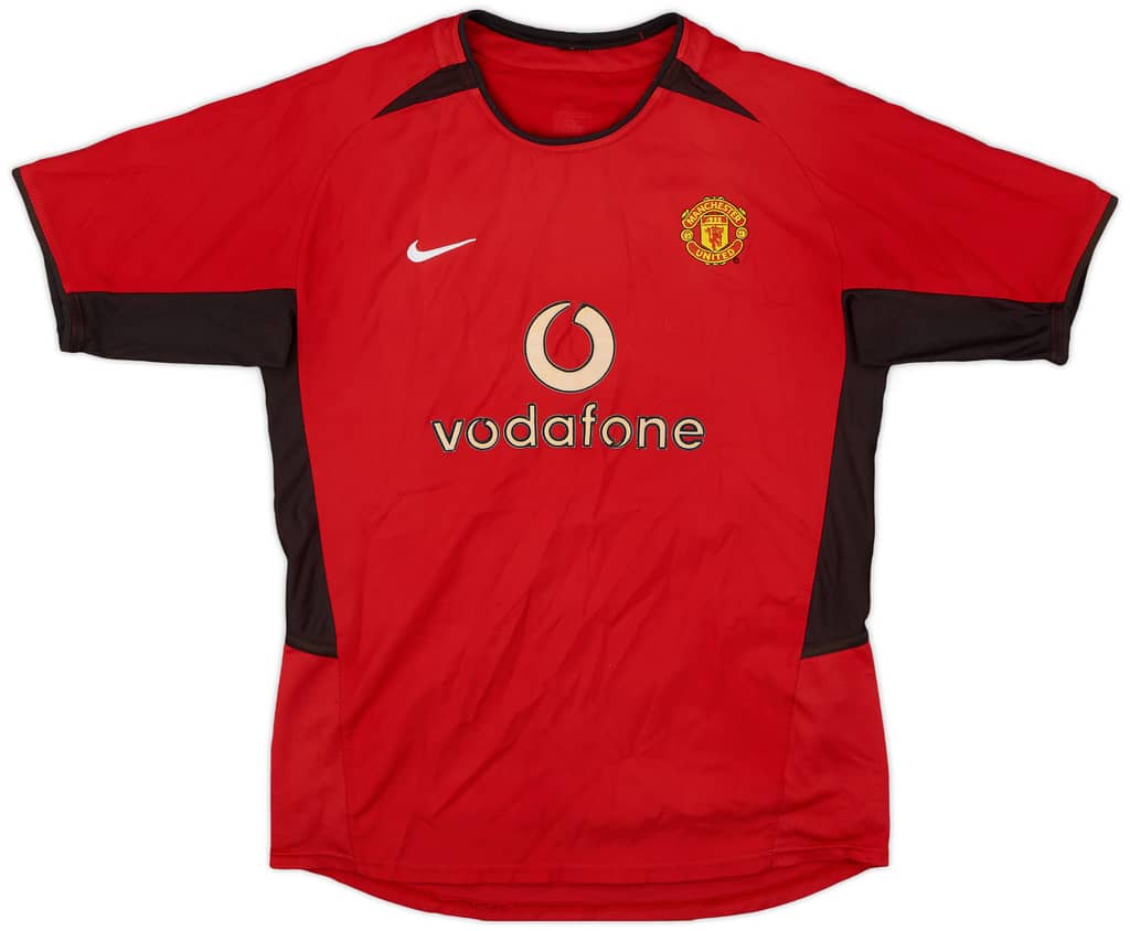 2002-04 Manchester United Home Shirt - 5/10 - (L.Boys)