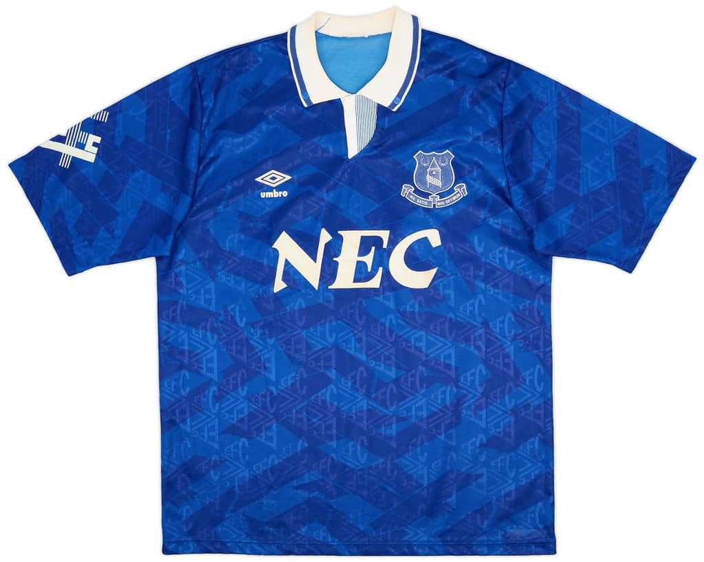 1991-93 Everton Home Shirt - 6/10 - (L)