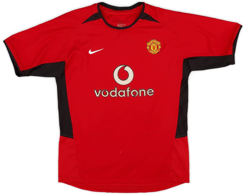 2002-04 Manchester United Home Shirt - 7/10 - (L.Boys)