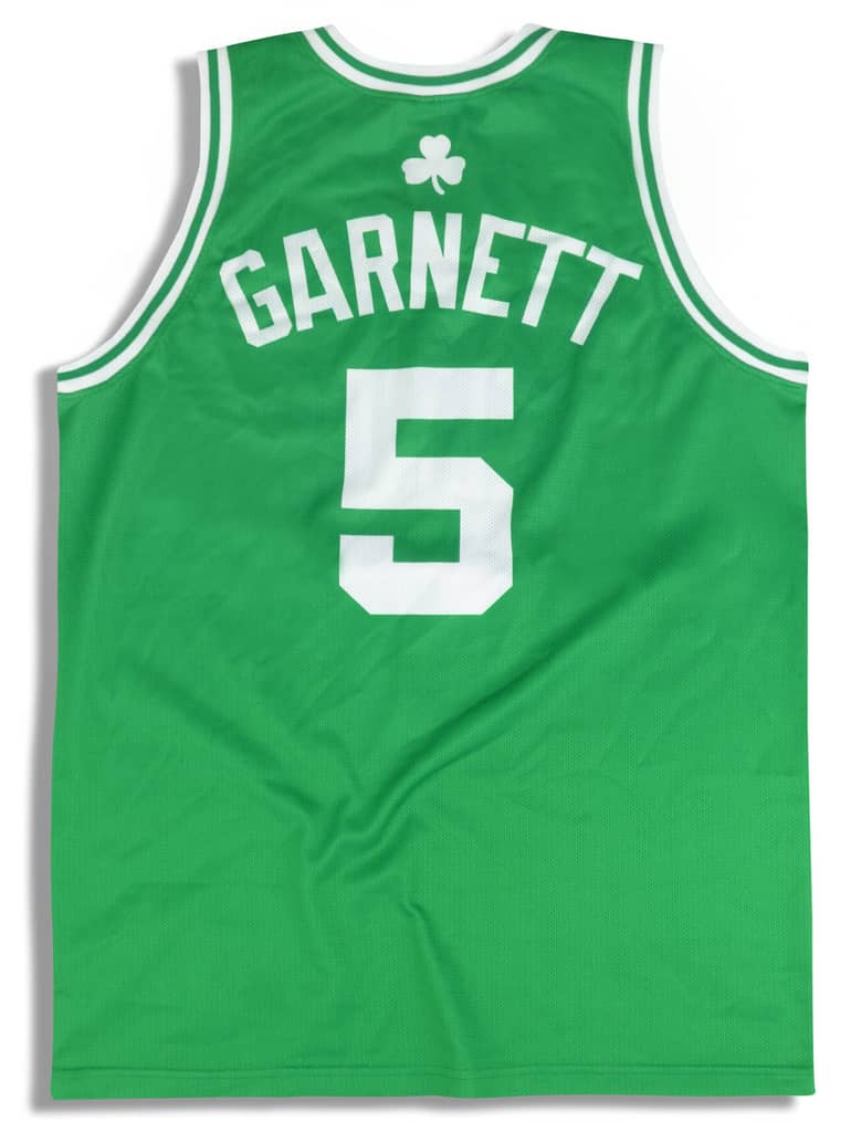 2007-10 Boston Celtics Garnett #5 Champion Jersey (Away) M