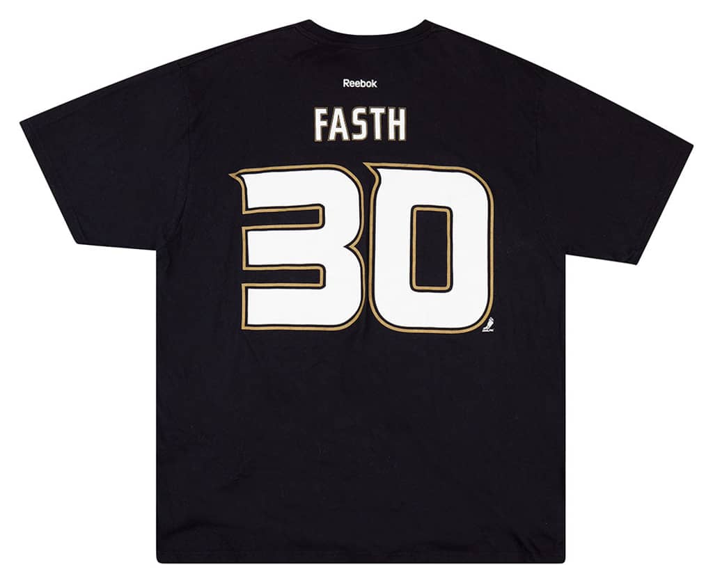 2012-14 Anaheim Ducks Fasth #30 Reebok Tee XXL