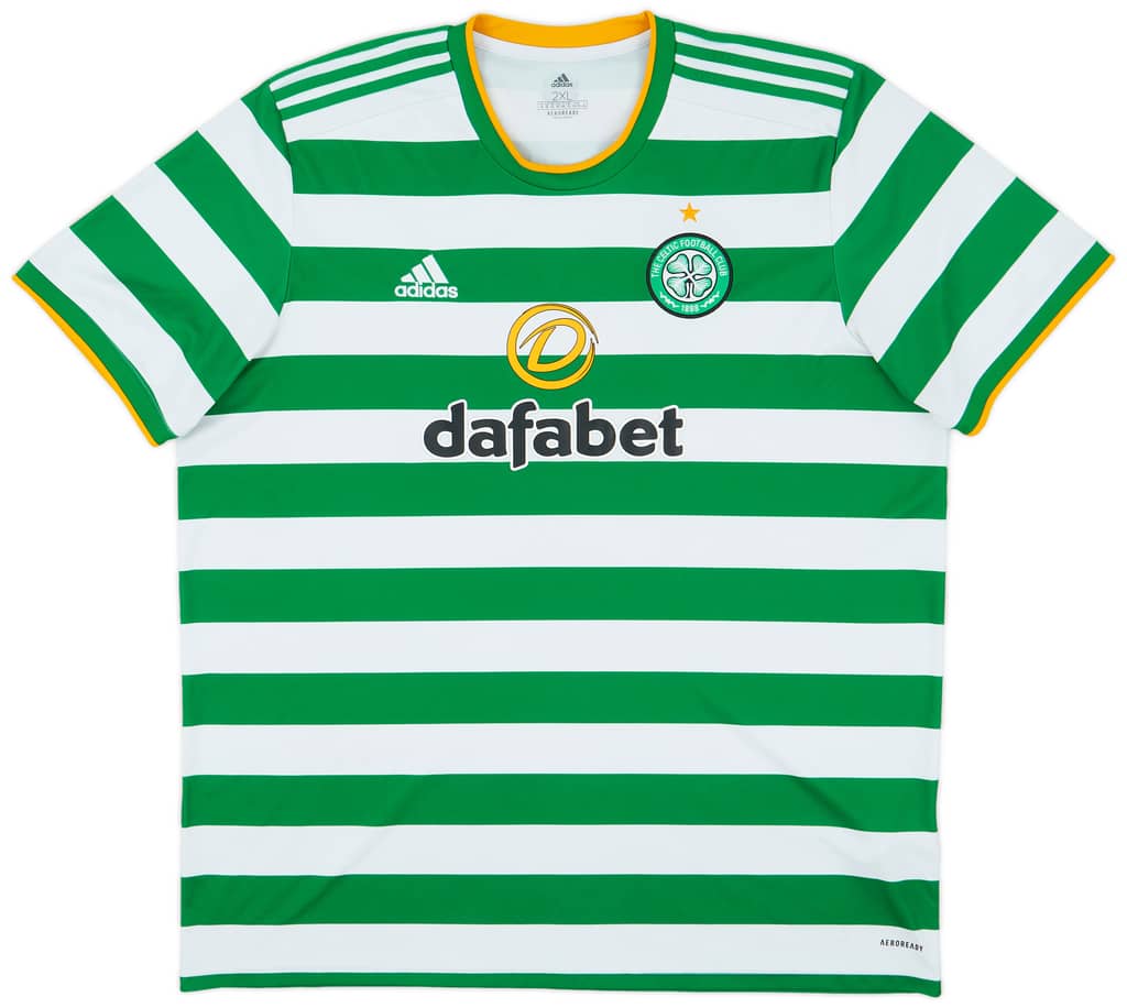 2020-21 Celtic Home Shirt - 8/10 - (XXL)