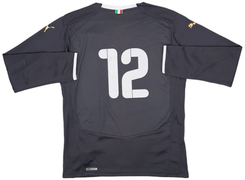 2008-09 Italy Grey GK Shirt #12 - 7/10 - (M)
