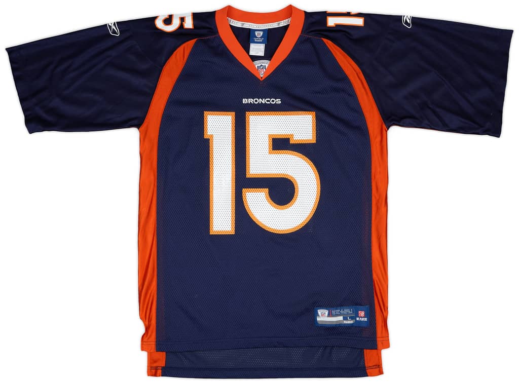 2010-11 Denver Broncos Tebow #15 Reebok On Field Home Jersey - 9/10 - (L)