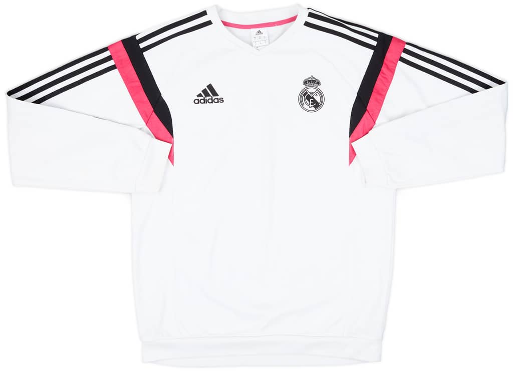 2014-15 Real Madrid adidas Sweat Top - 6/10 - (M)