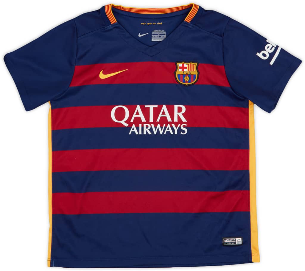 2015-16 Barcelona Home Shirt - 8/10 - (6-7 Years)
