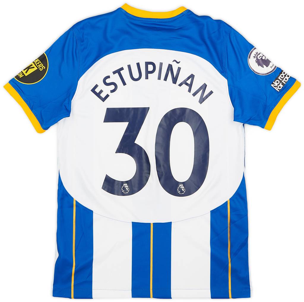 2022-23 Brighton Match Issue Home Shirt Estupiñan #30