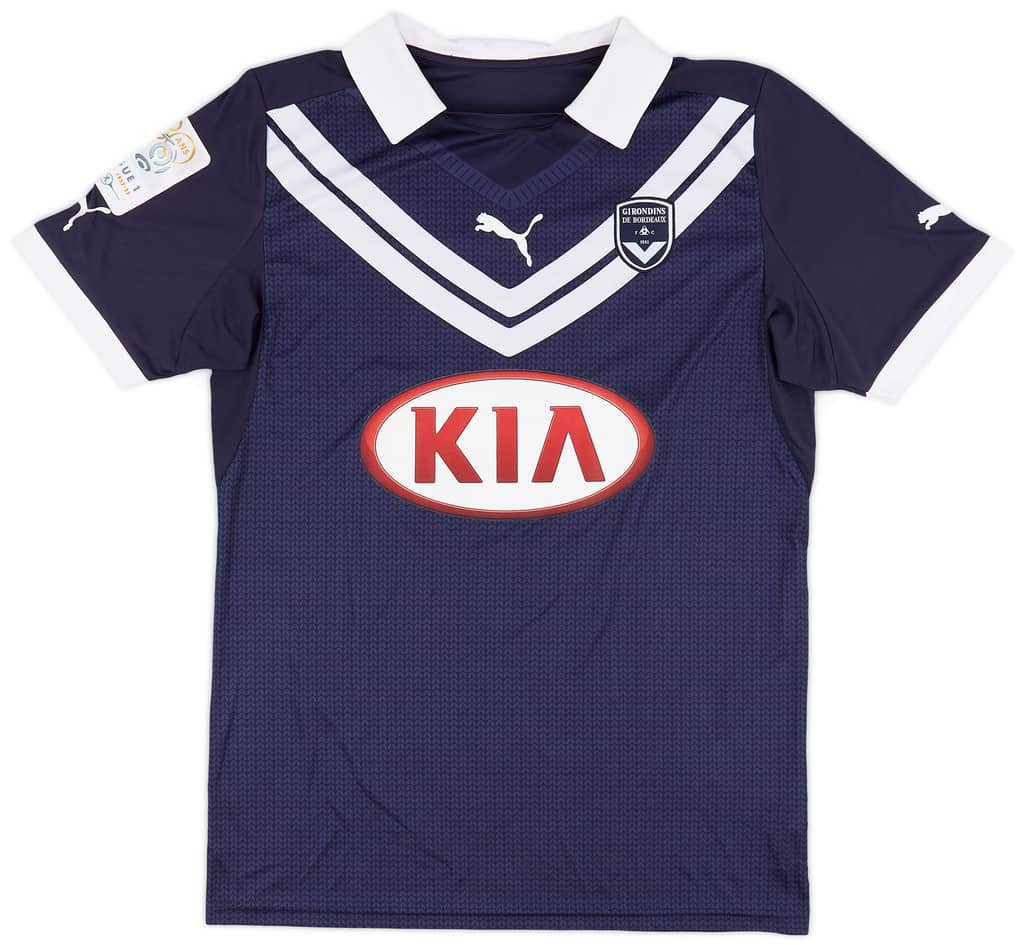 2012-13 Bordeaux Match Issue Home Shirt Bellion #11