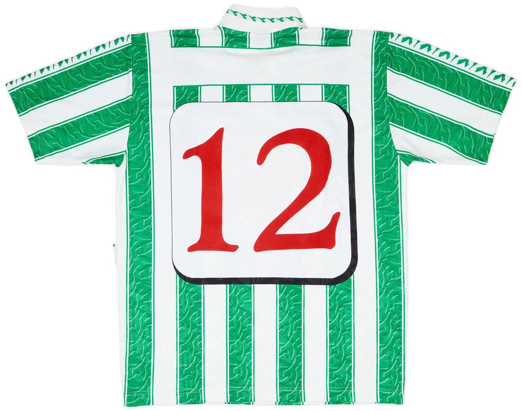 1996-98 Rapid Vienna Match Issue Home Shirt #12