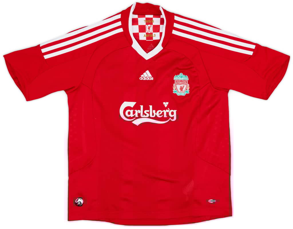 2008-10 Liverpool Home Shirt - 5/10 - (M.Boys)