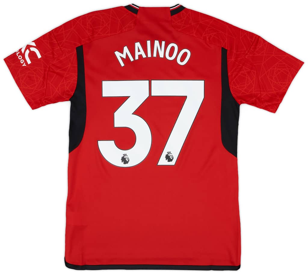 2023-24 Manchester United Home Shirt Mainoo #37