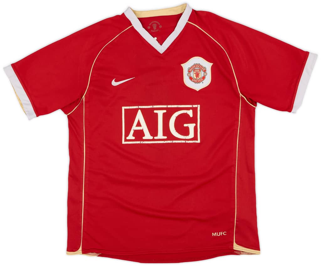 2006-07 Manchester United Home Shirt Solskjaer #20 - 5/10 - (M)